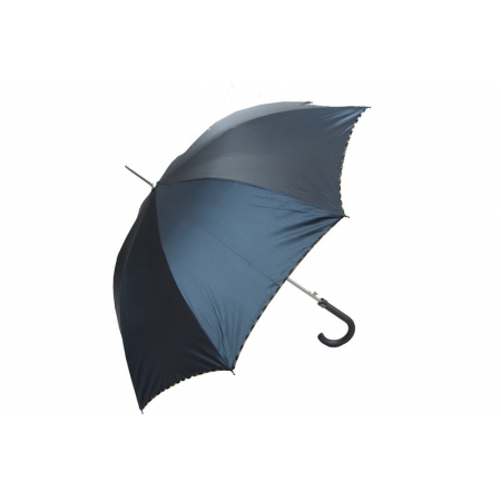 Parasol damski niebieski metalik