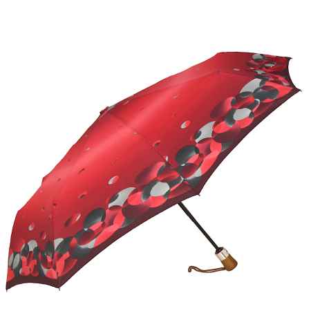 Parasol elipsy na czerwonym