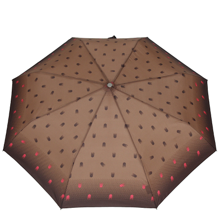 Parasol damski pełny automat - kolor dominujący: brąz