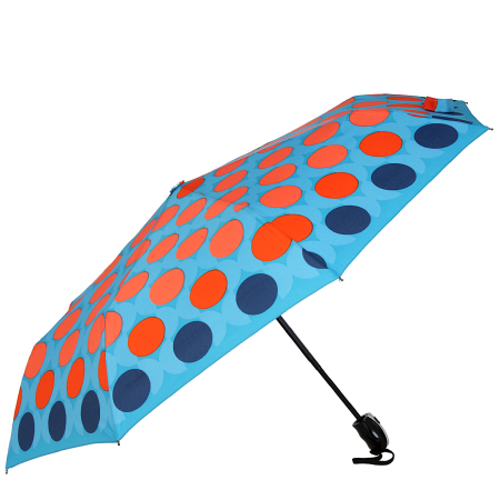 Parasol - koła na turkusie