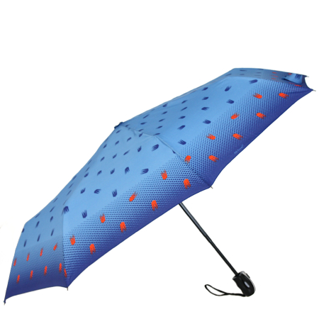 Parasol - jaskółki na niebieskim