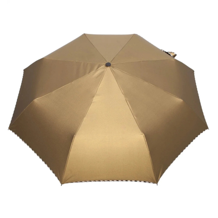 Parasol damski pełny automat złoty metalic