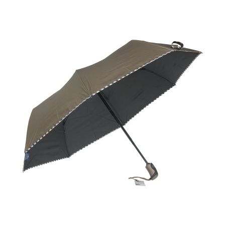 Parasol damski pełny automat starzone złoto metalic