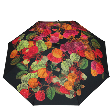 Parasol kwiaty na czarnym