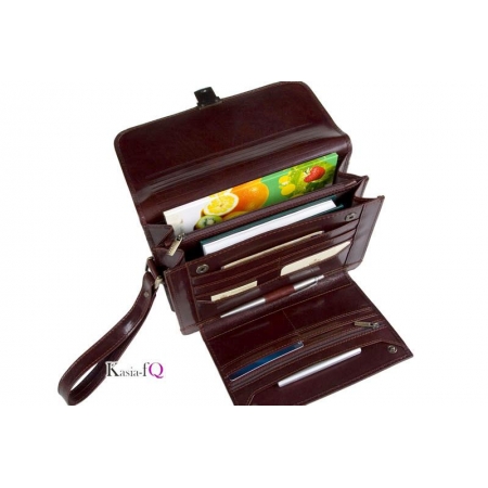 Saszetka naturalna skóra licowa-11197