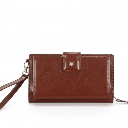 Saszetka naturalna skóra licowa