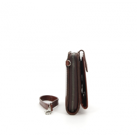 Saszetka naturalna skóra licowa