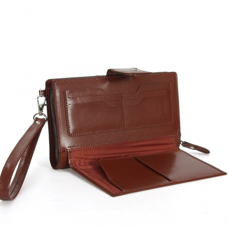 Saszetka naturalna skóra licowa