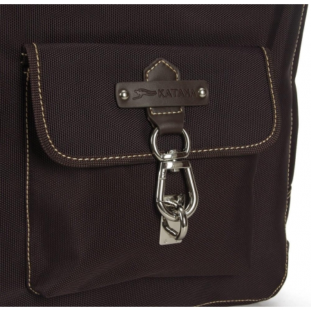 Torba na ramię i do ręki ciemnobrązowa