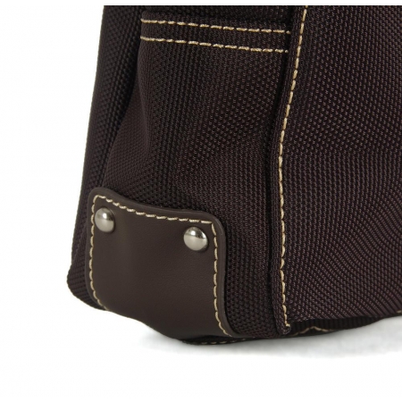 Torba na ramię i do ręki ciemnobrązowa