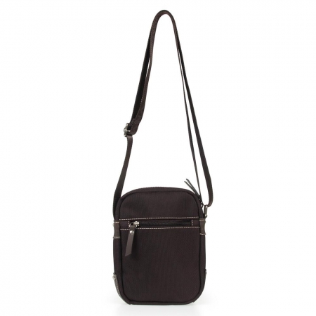 Torba listonoszka raportówka ciemny brąz