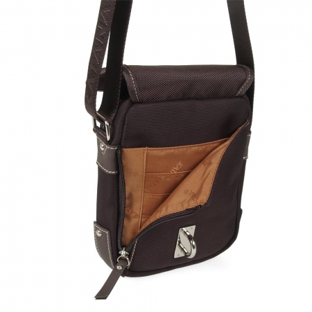 Torba listonoszka raportówka ciemny brąz
