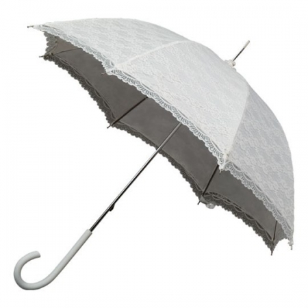 PARASOL DAMSKI KORONKA ECRU