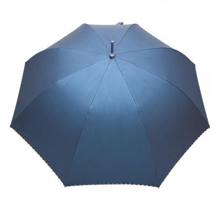 Parasol damski niebieski metalik