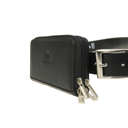 Saszetka skórzana na pasek