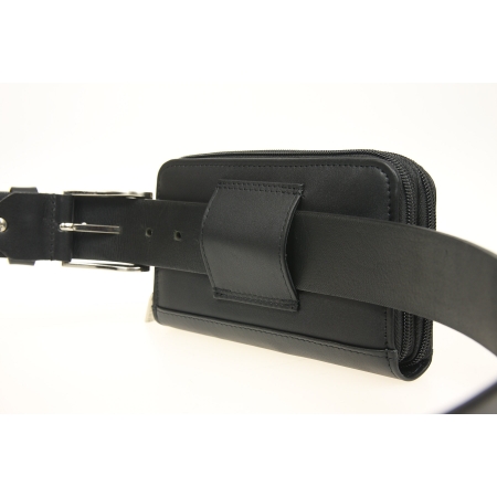 Saszetka skórzana na pasek