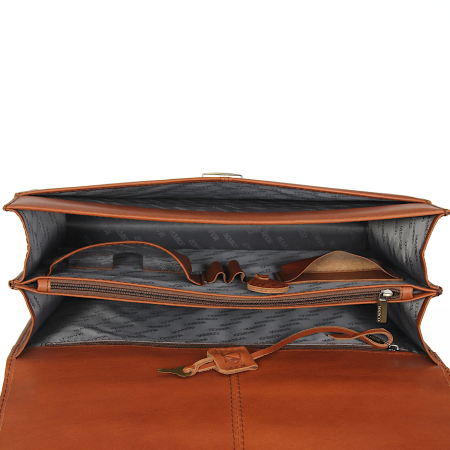 Teczka klasyczna naturalna skóra