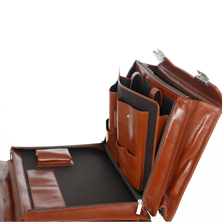 Teczka z licowej skóry naturalnej