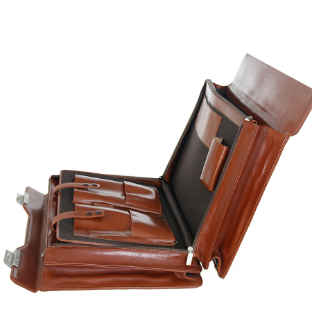 Teczka z licowej skóry naturalnej