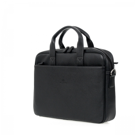 Torba czarna szlachetna skóra licowa