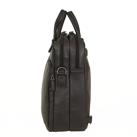 teczka - plecak ciemny brąz