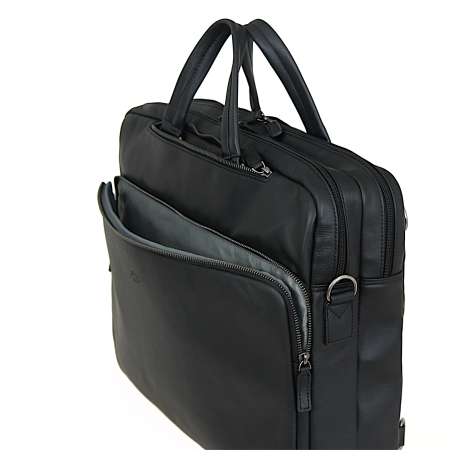 teczka - plecak kolor czarny