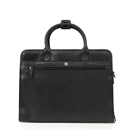 Torba biznesowa czarna skóra
