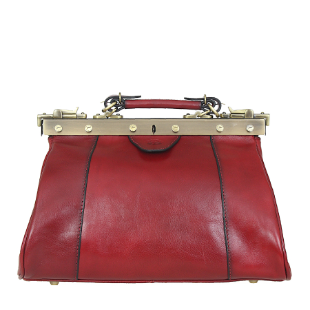 Kuferek lekarski szlachetna skóra licowa