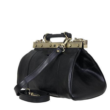 Kuferek lekarski szlachetna skóra licowa