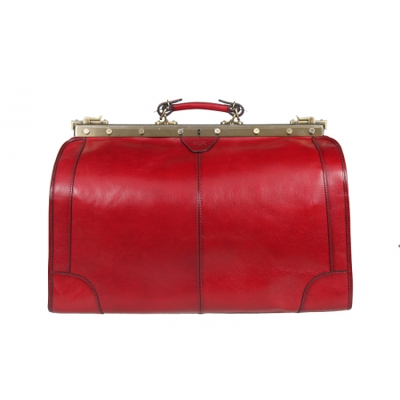 Kufer podróżny szlachetna skóra licowa