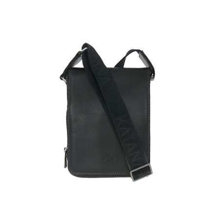 Torba raportówka czarna skóra licowa