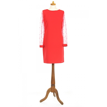 Sukienka Perełki czerwona