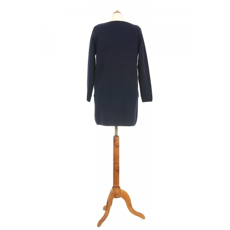 Sweter kardigan granatowy