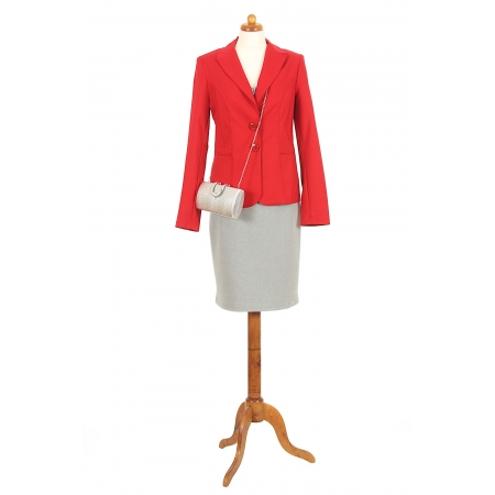 Żakiet czerwony inspiracja