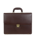 Teczka z naturalnej skóry ciemny brąz