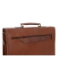 Teczka klasyczna z licowej brązowej skóry