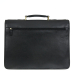 Teczka klasyczna z licowej czarnej skóry
