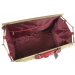 Kufer podróżny bordowa skóra licowa