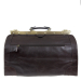 Kufer podróżny ciemnobrązowa skóra licowa